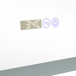 Living and Home White 2 Sided LED Vanity Mirror - Size: 97 x 73cm - Wilko - thumbnail 5