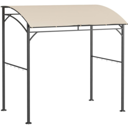 Outsunny 2.2 x 1.5m Beige Metal Frame BBQ Grill Gazebo Canopy - Size: 2 x 3m - Cream - Wilko - thumbnail 3