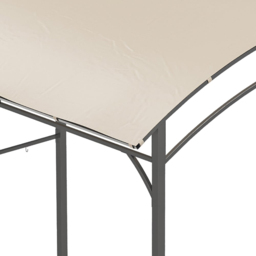 Outsunny 2.2 x 1.5m Beige Metal Frame BBQ Grill Gazebo Canopy - Size: 2 x 3m - Cream - Wilko - thumbnail 4