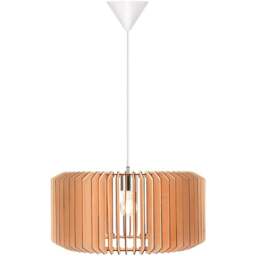 Nordlux Asti 50 Nature Pendant Light - Size: 25 x 50 x 50cm - Brown - Wilko - thumbnail 1