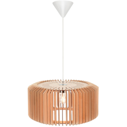 Nordlux Asti 50 Nature Pendant Light - Size: 25 x 50 x 50cm - Brown - Wilko - thumbnail 3