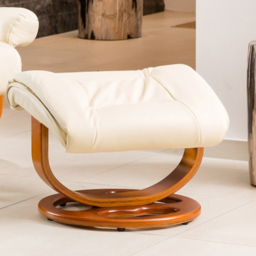 Artemis Home Barriston Cream Swivel Recliner Chair with Footstool - Size: Single - Beige - Wilko - thumbnail 4