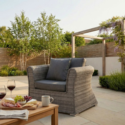 New England Chair  - Grey/1 - Malay - Wilko - thumbnail 4