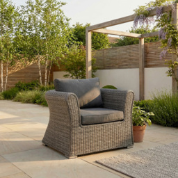New England Chair  - Grey/1 - Malay - Wilko - thumbnail 1