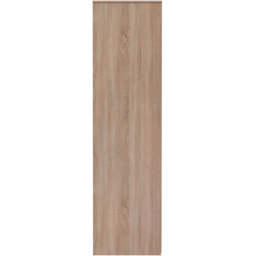 Crowndale Monaco 2 Door 2 Drawer White Gloss and Bardolino Oak Tall Wardrobe Ready Assembled - Size: 2 Door, 2 Drawer - White Gloss & Bardolino Oak - - thumbnail 3