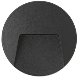 ValueLights Sam Matte Black Circle LED Outdoor Wall Light - Size: 13.5 x 13.5 x 3.2cm - Wilko - thumbnail 4