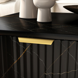 HOMCOM Single Drawer Black Coffee Table - Size: 40.0 cm x 50.0 cm x 100.0 cmcm - Wilko - thumbnail 4