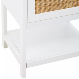 Interiors by Premier Sherman Single Drawer Single Shelf White Side Table - Size: 50 x 40 x 60cm - Wilko - thumbnail 7