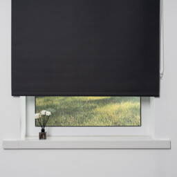 Divante Plain Blackout Roller Blind - Dark Slate/120cm - Wilko - thumbnail 3