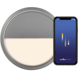 Nordlux Ava Smart Grey Ceiling Light - Size: 20 x 20 x 6.8cm - Wilko - thumbnail 5