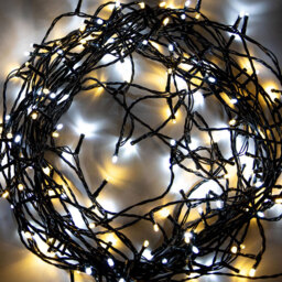 Shatchi 100 Warm and Cool White Multifunction LED Fairy String Lights - Size: 6 x 1.5 x 2cm - Wilko