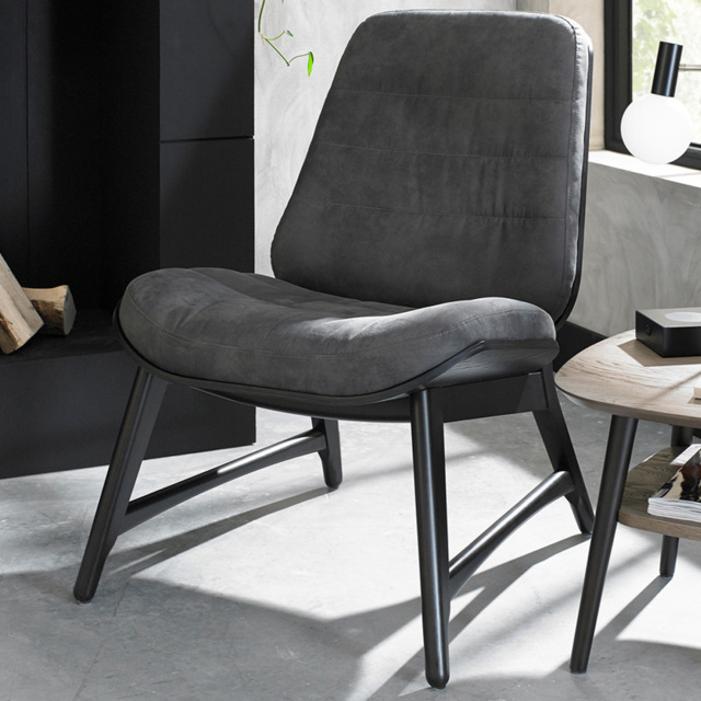 Bentley Designs Peppercorn Dark Grey Upholstered Chair - Size: 89 x 65 x 80cm - Wilko - image 1
