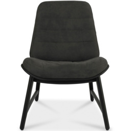 Bentley Designs Peppercorn Dark Grey Upholstered Chair - Size: 89 x 65 x 80cm - Wilko - thumbnail 4