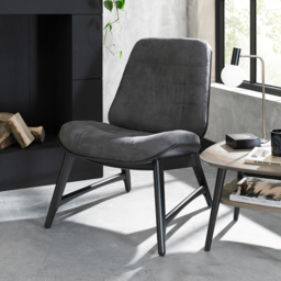 Bentley Designs Peppercorn Dark Grey Upholstered Chair - Size: 89 x 65 x 80cm - Wilko - thumbnail 7