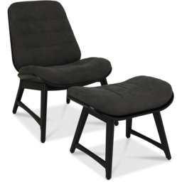 Bentley Designs Peppercorn Dark Grey Upholstered Chair - Size: 89 x 65 x 80cm - Wilko - thumbnail 6