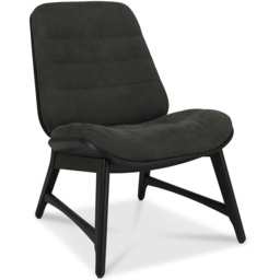 Bentley Designs Peppercorn Dark Grey Upholstered Chair - Size: 89 x 65 x 80cm - Wilko - thumbnail 3