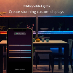 Twinkly Line 100 RGB LED Smart Light Strip Extension Kit 1.5m - Size: 6 x 20 x 18cm - Black - Wilko - thumbnail 5