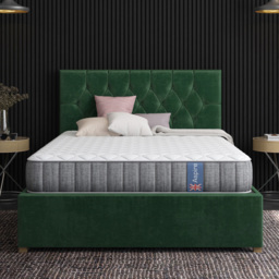 Aspire Single Gold Star Memory Foam Pocket Mattress - White - Wilko - thumbnail 3