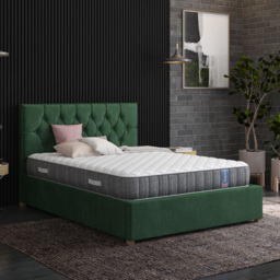Aspire Single Gold Star Memory Foam Pocket Mattress - White - Wilko - thumbnail 5