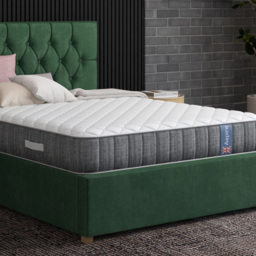 Aspire Single Gold Star Memory Foam Pocket Mattress - White - Wilko - thumbnail 4