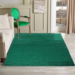 Desire Rugs Oxford Emerald Plain Shaggy Rug 160 x 230cm - Wilko - thumbnail 3