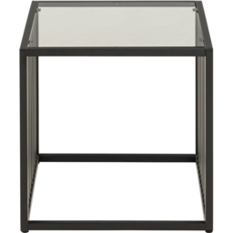 Florence Strington Black Side Table with Glass Top - Furniture To Go - Wilko - thumbnail 4