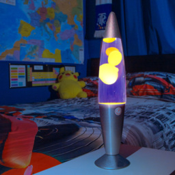 Global Gizmos Purple Liquid and Yellow Wax Lava Lamp 16 inch - Size: 41 x 10 x 10cm - Multi - Wilko - thumbnail 5