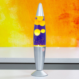 Global Gizmos Purple Liquid and Yellow Wax Lava Lamp 16 inch - Size: 41 x 10 x 10cm - Multi - Wilko - thumbnail 6