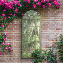 MirrorOutlet Green and Cream Rustic Multi Panel Wall Mirror 140 x 56cm - Size: 140 x 56 x 3cm - Wilko - thumbnail 6