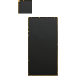 MirrorOutlet The Tabula Gold Metal Window Outdoor Garden Wall Mirror 160 x 80cm - Size: 160 x 80 x 3cm - Wilko - thumbnail 5