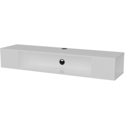 Decorotika Peti White Floating TV Unit - Size: 23 x 135 x 35.2cm - Wilko - thumbnail 6