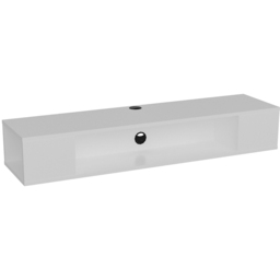 Decorotika Peti White Floating TV Unit - Size: 23 x 135 x 35.2cm - Wilko - thumbnail 7