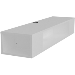 Decorotika Peti White Floating TV Unit - Size: 23 x 135 x 35.2cm - Wilko - thumbnail 4