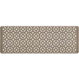 My Mat Stone Crescent Stain Resistant Runner 67 x 200cm - Brown - Wilko - thumbnail 1