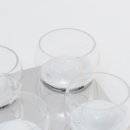 ValueLights Alissa Chrome LED 4 Way Ceiling Light with Smoked Glass - Silver - Wilko - thumbnail 5