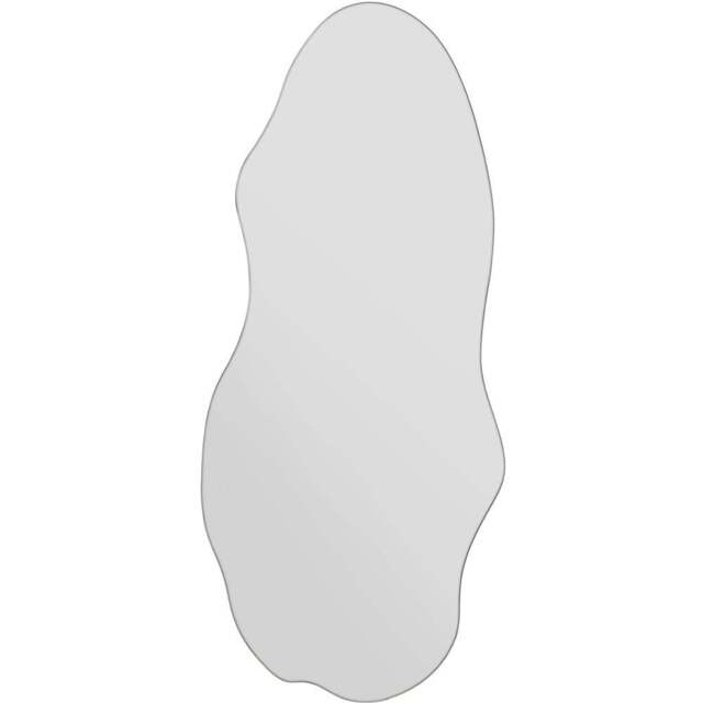 The Lacuna Frameless Wall Mirror 120 x 54cm - Black - MirrorOutlet - Wilko - image 1