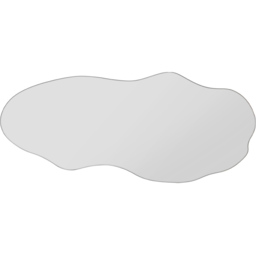 The Lacuna Frameless Wall Mirror 120 x 54cm - Black - MirrorOutlet - Wilko - thumbnail 4
