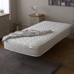 Starlight Beds European Single White Zig Zag Hybrid Memory Foam and Open Coil Spring Mattress - Wilko - thumbnail 3