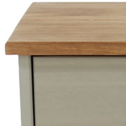 Core Products Corona Classic 2 Drawer Grey Pine Wood Compact Bedside Cabinet - Wilko - thumbnail 7
