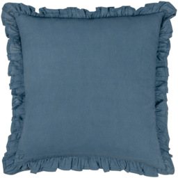 Paoletti Montrose French Blue Floral Cushion - Size: 50 x 50 cm - Wilko - thumbnail 4