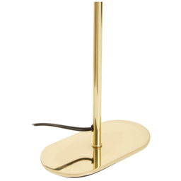 Premier Housewares Shiny Silver Table Lamp - Size: 26 x 11 x 41cm - Gold - Wilko - thumbnail 7