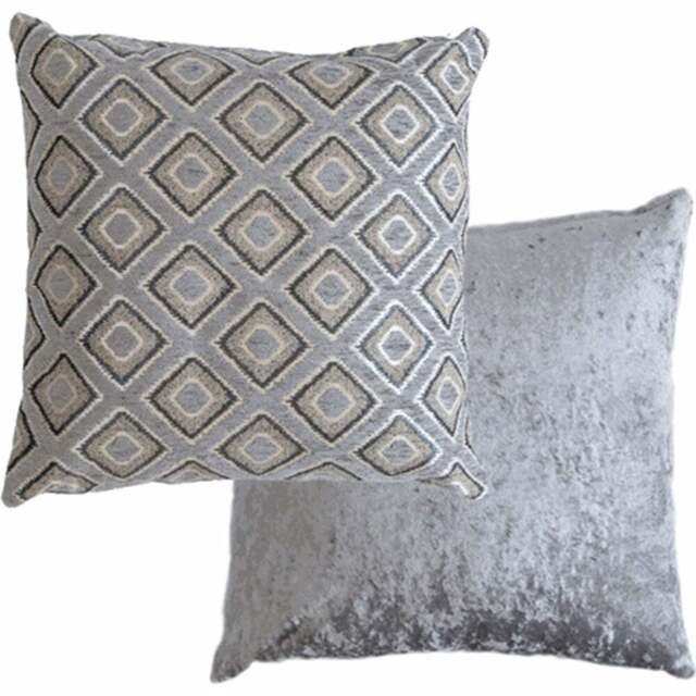 Serene Nevada Grey Cushion Cover 43 x 43cm - Wilko - image 1
