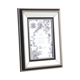 Mode Mirrored Photo Frame Silver 7 x 5in - The Port. Co Gallery - Wilko - thumbnail 4