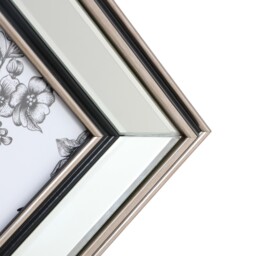 Mode Mirrored Photo Frame Silver 7 x 5in - The Port. Co Gallery - Wilko - thumbnail 5