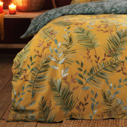 furn. Mazari Double Mustard Duvet Set - Yellow - Wilko - thumbnail 4