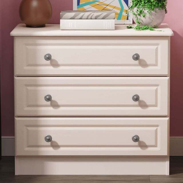Crowndale Pembroke 3 Drawer Kashmir Ash Chest of Drawers Ready Assembled - Wilko - image 1