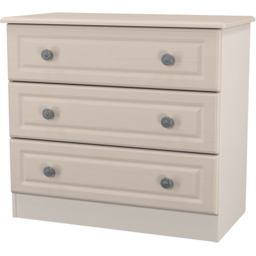 Crowndale Pembroke 3 Drawer Kashmir Ash Chest of Drawers Ready Assembled - Wilko - thumbnail 4
