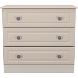 Crowndale Pembroke 3 Drawer Kashmir Ash Chest of Drawers Ready Assembled - Wilko - thumbnail 3