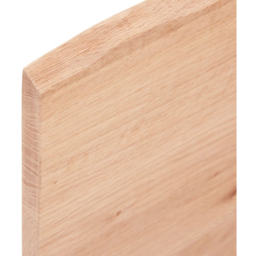 vidaXL 100cm Light Brown Floating Wall Shelf - Size: 2 x 100 x 60cm - Wilko - thumbnail 4