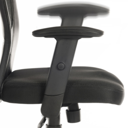 Teknik Office Mistral 2 Mesh Desk Chair Black - Size: 99 x 52.5 x 48.5cm - Wilko - thumbnail 5